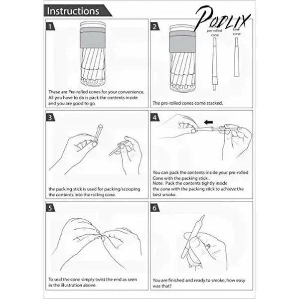 Elements Ultra Thin Rolling Paper Cones 1 1/4 | 100 Pack | Pre Rolled with Tips and Packing Tubes Included-