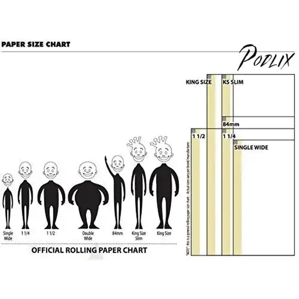 RAW 300 Classic 1.25 1 1/4 Size Rolling Papers, 300 Count (Pack of 1)-