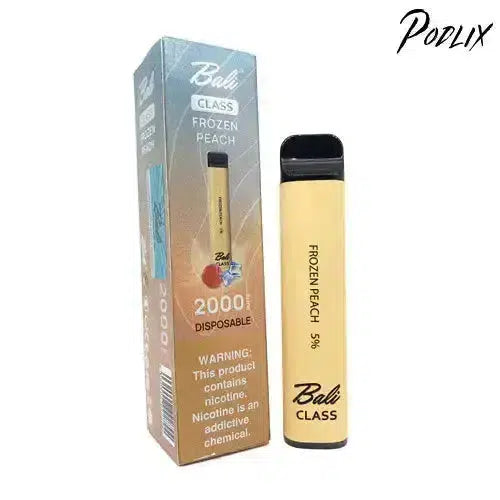 BALI CLASS FROZEN PEACH Flavor - Disposable Vape