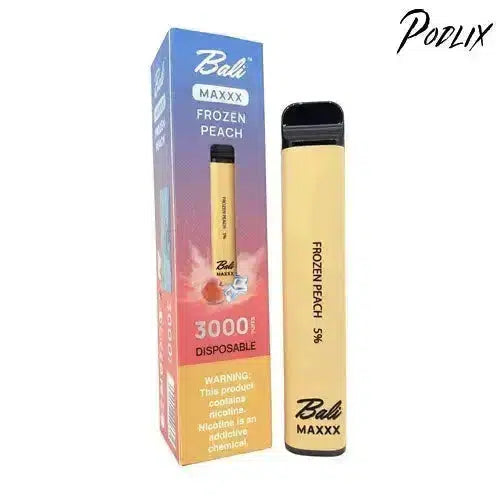 BALI MAXXX FROZEN PEACH Flavor - Disposable Vape