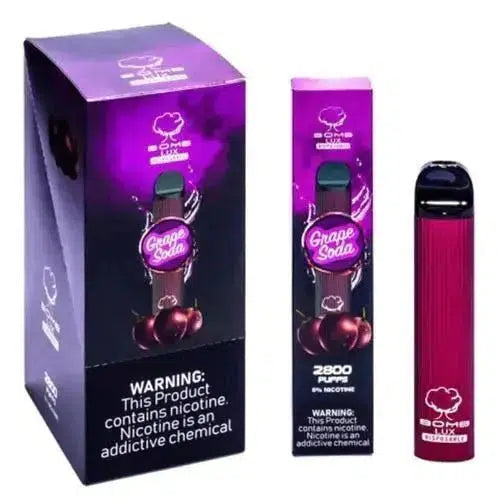BOMB LUX GRAPE SODA Flavor - Disposable Vape
