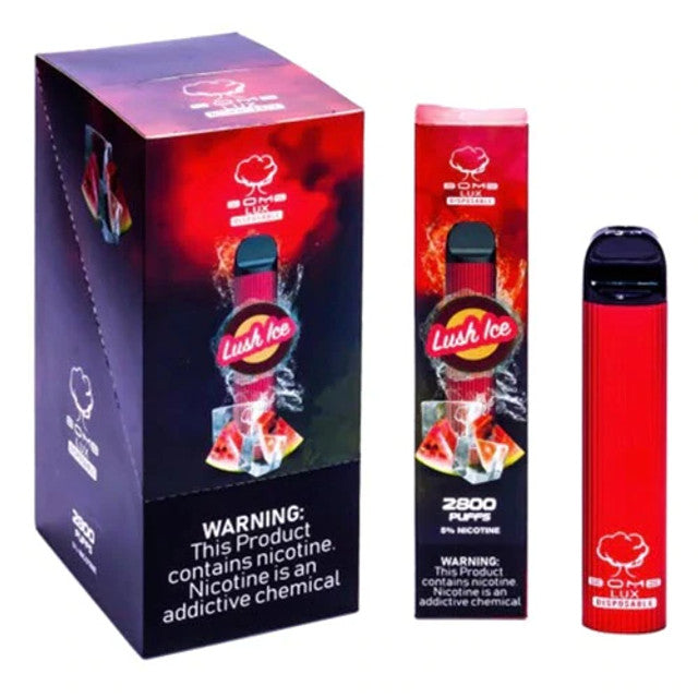 BOMB LUX LUSH ICE Flavor - Disposable Vape