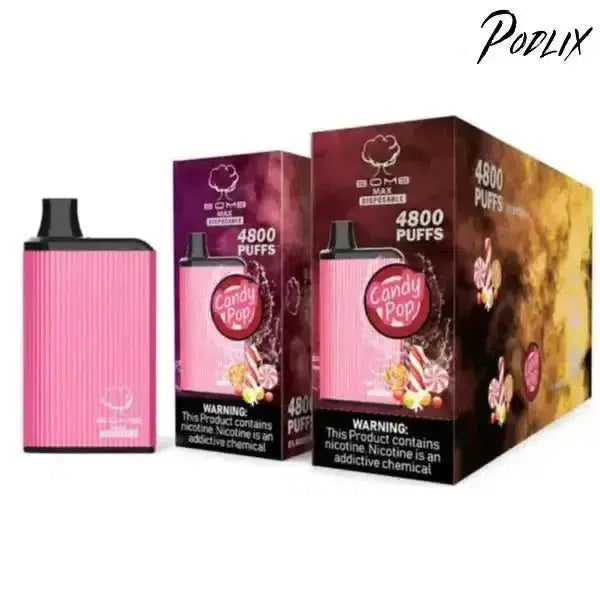 BOMB MAX CANDY POP Flavor - Disposable Vape