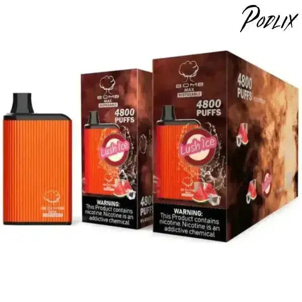 BOMB MAX LUSH ICE Flavor - Disposable Vape