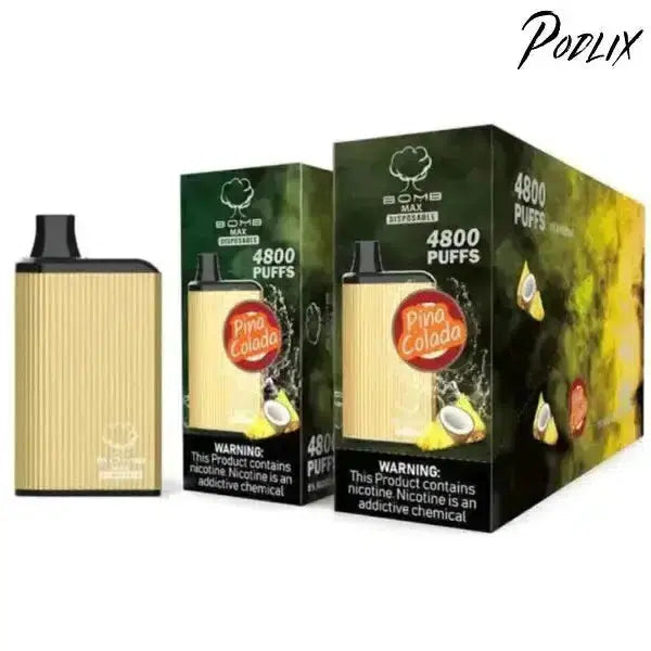 BOMB MAX PINA COLADA Flavor - Disposable Vape