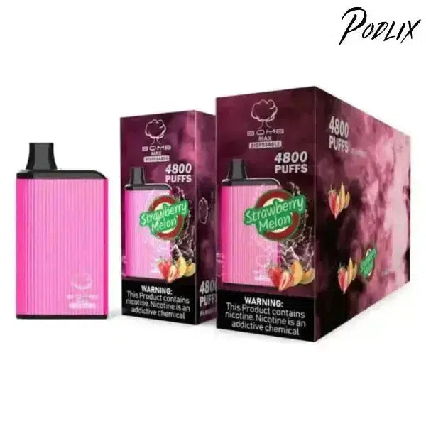 BOMB MAX STRAWBERRY MELON Flavor - Disposable Vape
