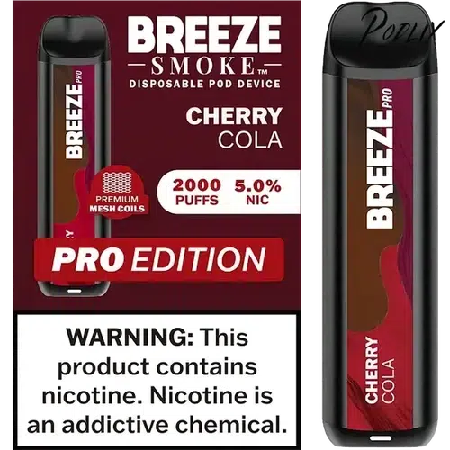 Breeze Pro Cherry Cola Flavor - Disposable Vape