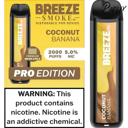 Breeze Pro Coconut Banana Flavor - Disposable Vape