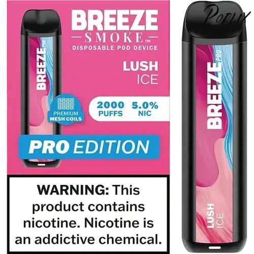 Breeze Pro Lush Ice Flavor - Disposable Vape