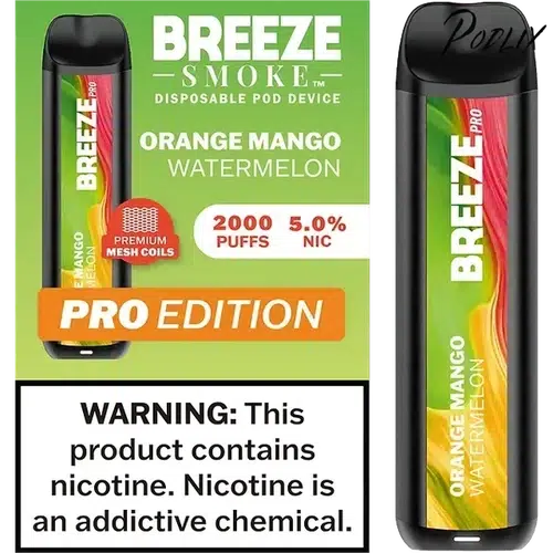 Breeze Pro Orange Mango Watermelon Flavor - Disposable Vape