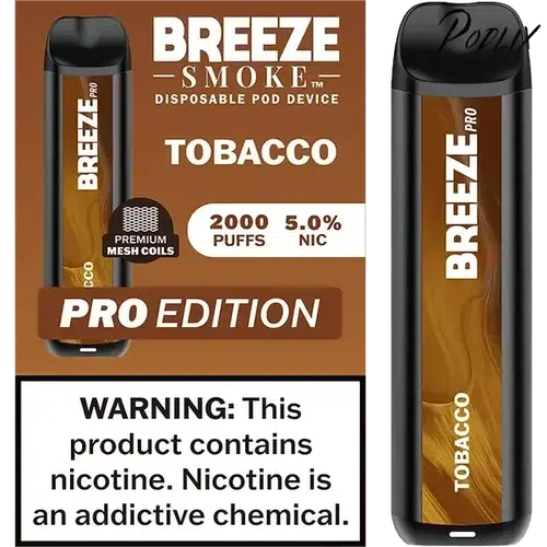 Breeze Pro Tobacco Flavor - Disposable Vape