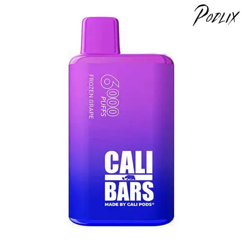 Cali Bars V2 FROZEN GRAPE Flavor - Disposable Vape