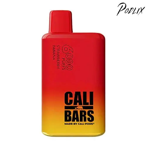 Cali Bars V2 Strawberry Banana Flavor - Disposable Vape