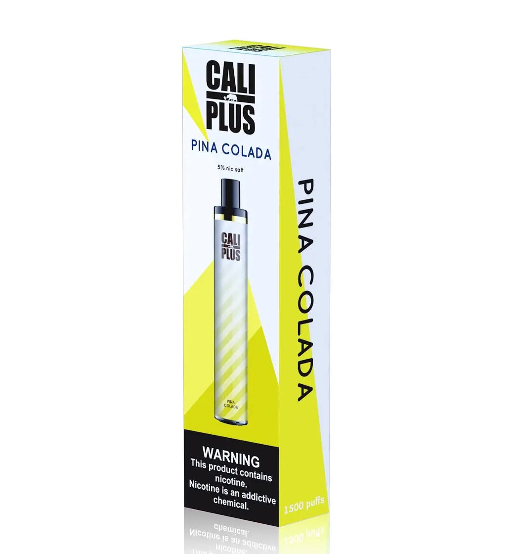 Cali Plus 1500 Pina Colada Flavor - Disposable Vape