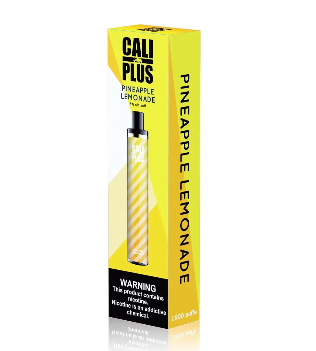 Cali Plus 1500 Pineapple Lemonade Flavor - Disposable Vape