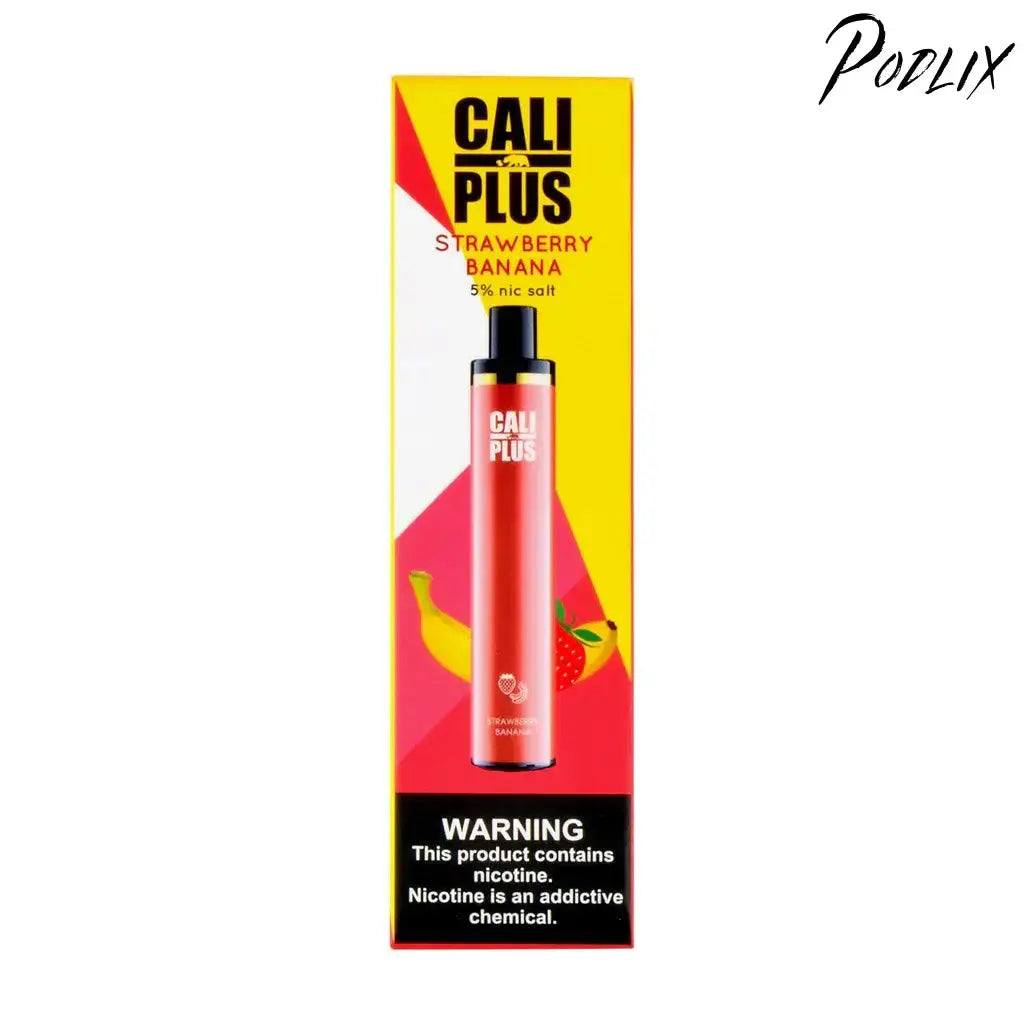 Cali Plus 1500 Strawberry Banana Flavor - Disposable Vape