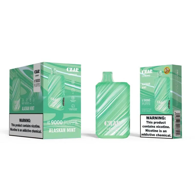 Czar CZ9000 Alaskan Mint Flavor - Disposable Vape