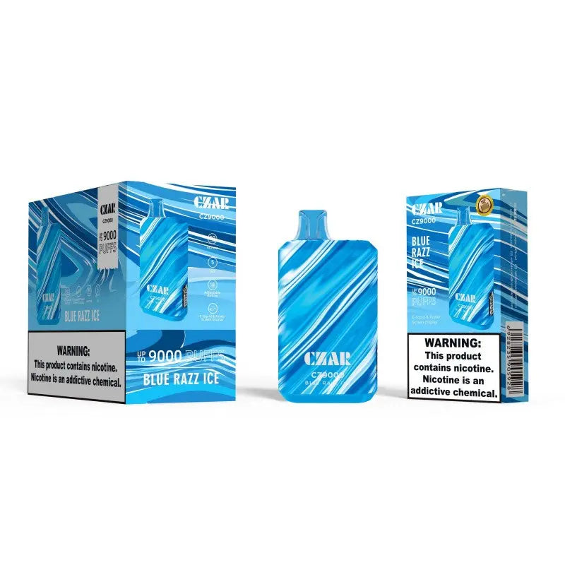 Czar CZ9000 Blue Razz Ice Flavor - Disposable Vape