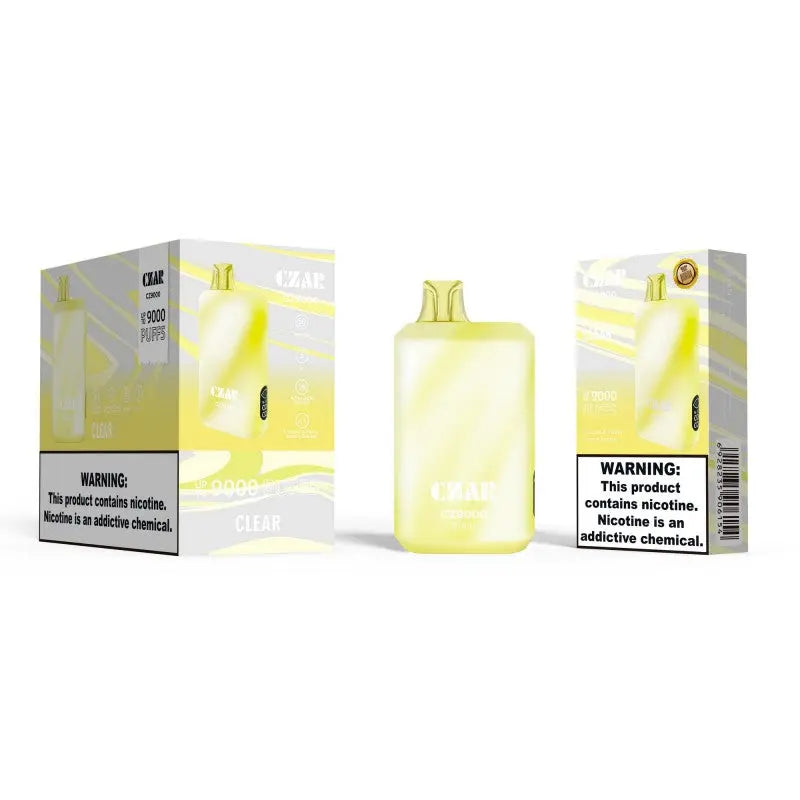Czar CZ9000 Clear Flavor - Disposable Vape