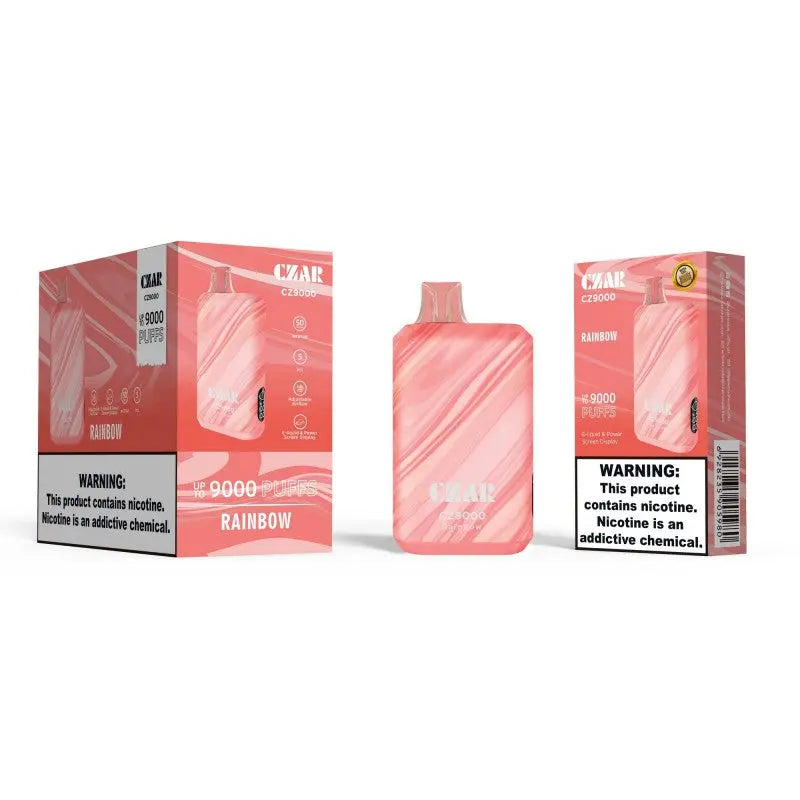 Czar CZ9000 Rainbow Flavor - Disposable Vape
