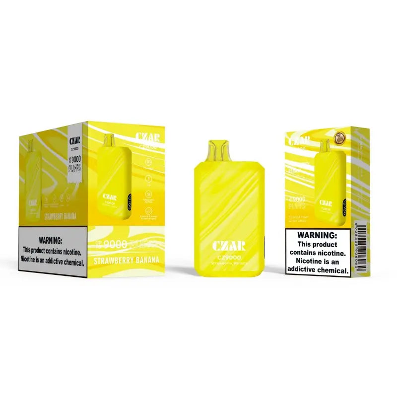 Czar CZ9000 Strawberry Banana Flavor - Disposable Vape