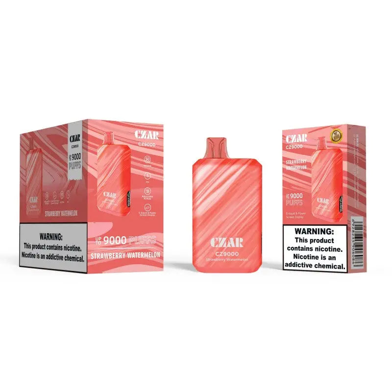 Czar CZ9000 Strawberry Watermelon Flavor - Disposable Vape