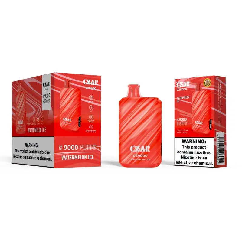 Czar CZ9000 Watermelon Ice Flavor - Disposable Vape
