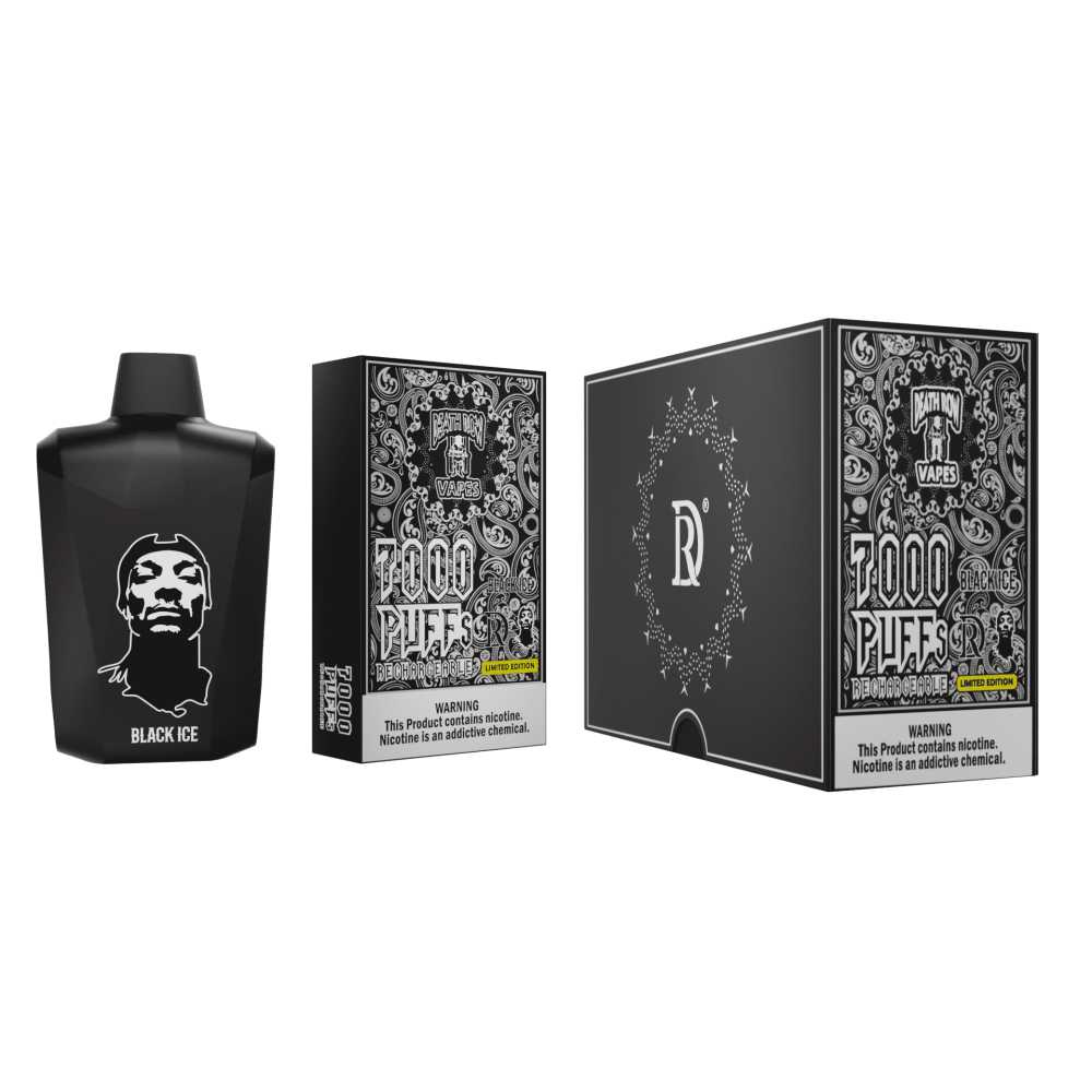 Death Row 7000 Black Ice Flavor - Disposable Vape