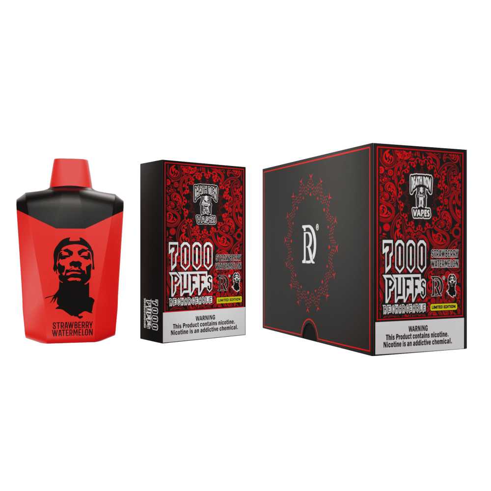 Death Row 7000 Strawberry Watermelon Flavor - Disposable Vape