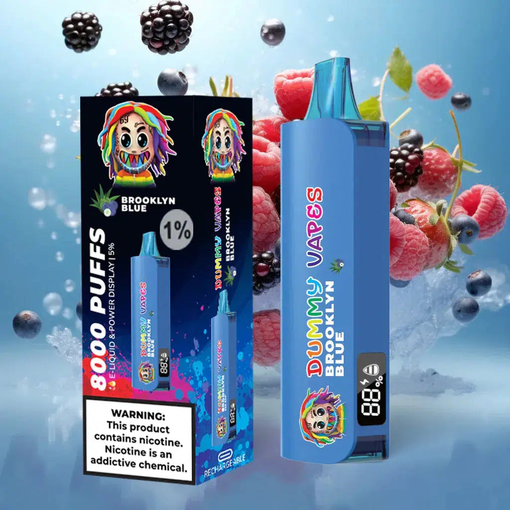Dummy Vape by Tekashi 69 Brooklyn Blue Flavor - Disposable Vape