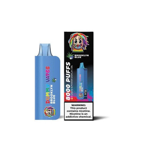 Dummy Vape 8000 Brooklyn Blue Flavor - Disposable Vape