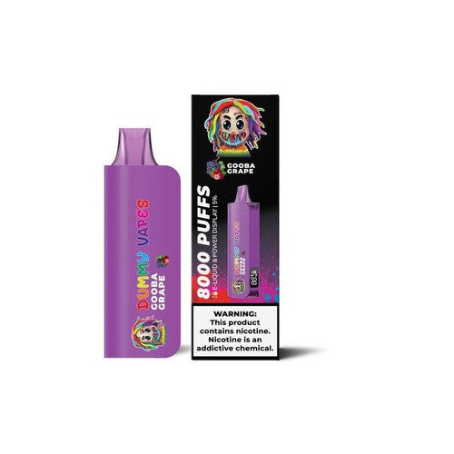 Dummy Vape 8000 Gooba Grape Flavor - Disposable Vape
