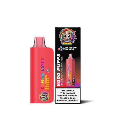 Dummy Vape 8000 Rainbow Rapper Flavor - Disposable Vape