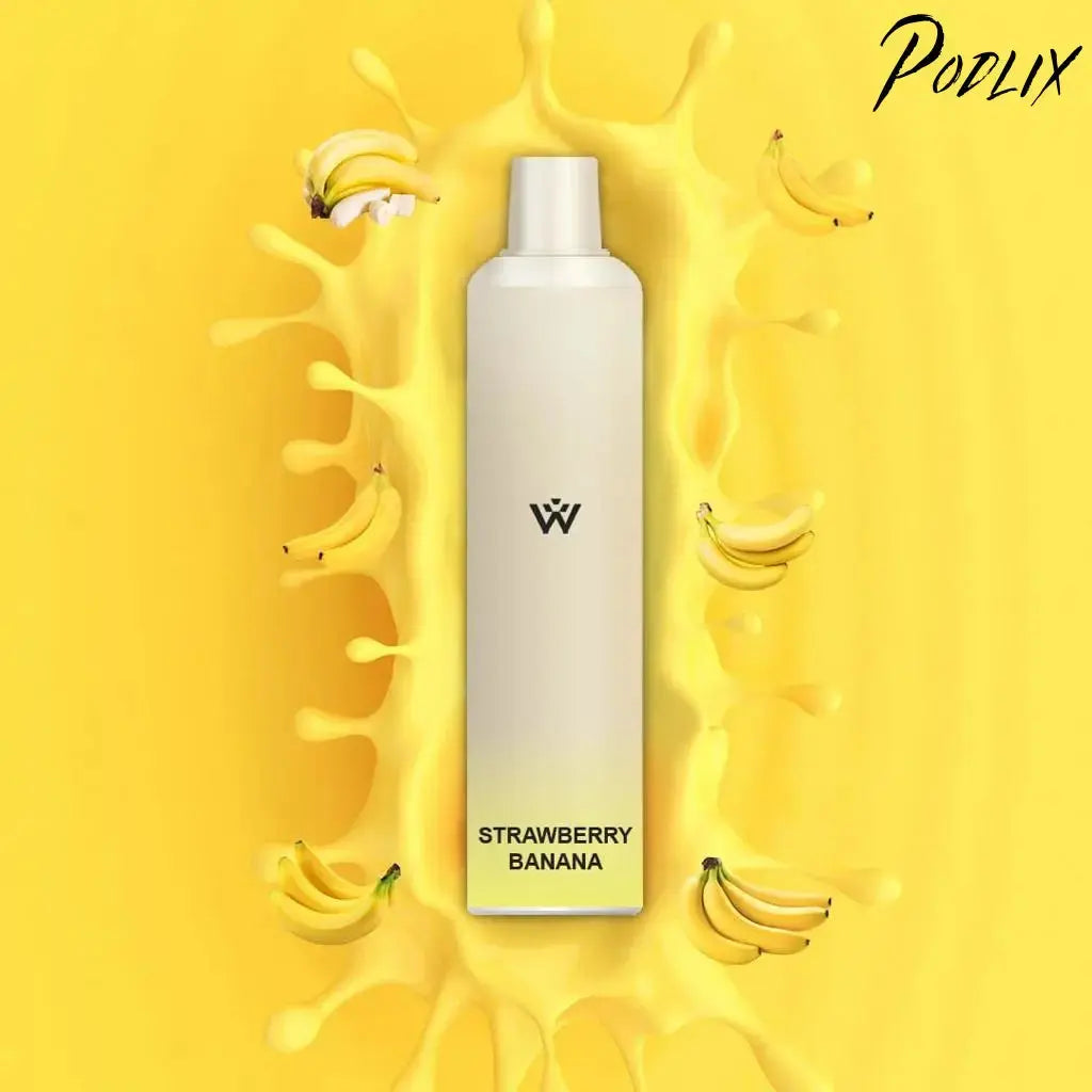 Flawlss 1300 Strawberry Banana Flavor - Disposable Vape