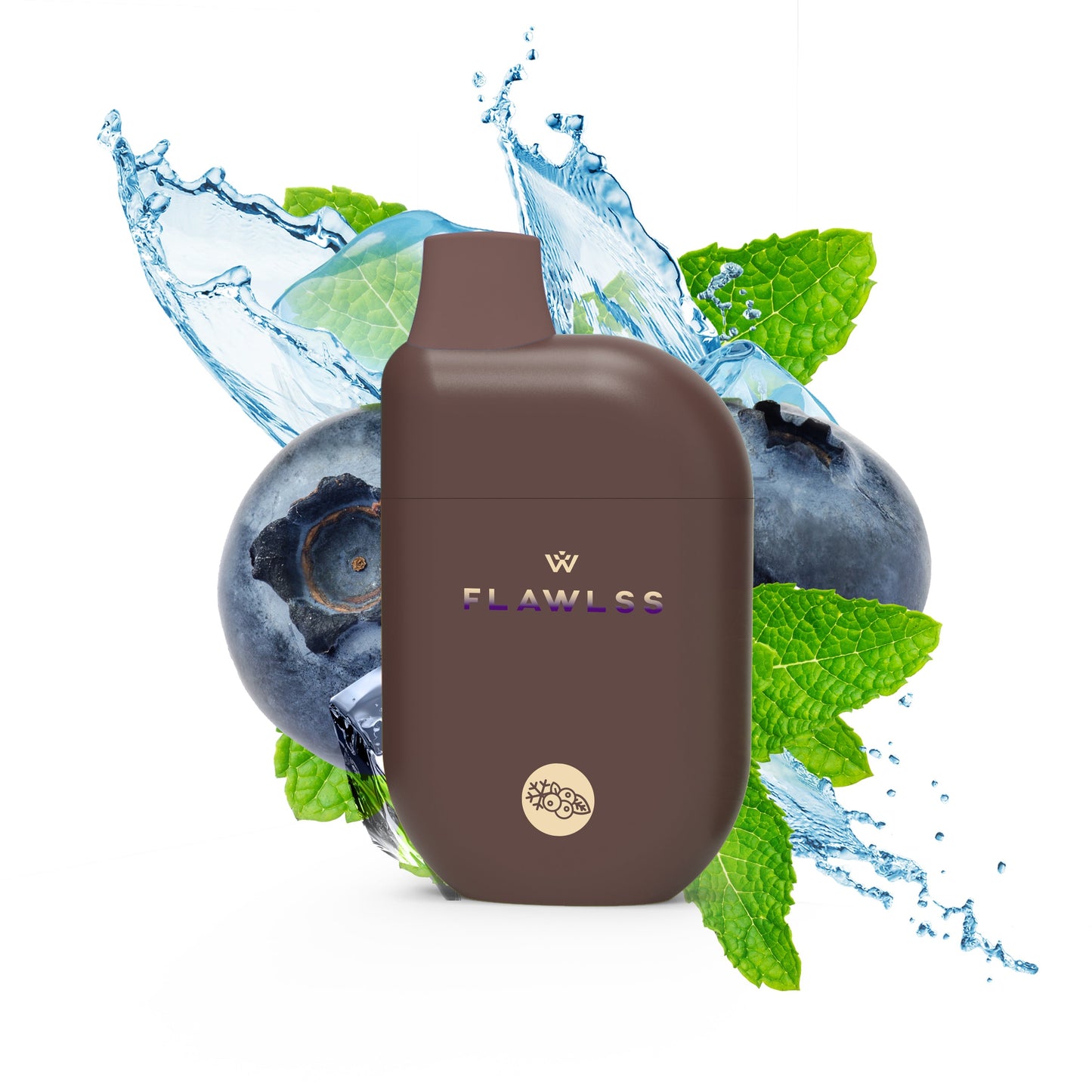 Flawlss 9000 Blueberry Mint Ice Flavor - Disposable Vape