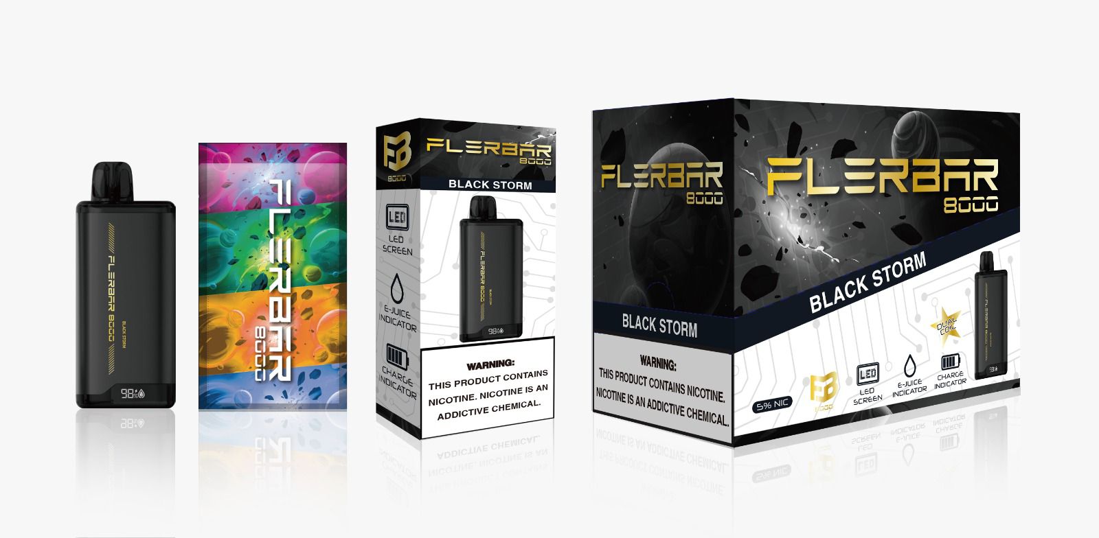 FLERBAR 8000 Flavor - Disposable Vape