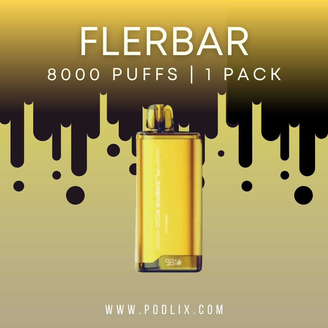 FLERBAR 8000 Flavor - Disposable Vape