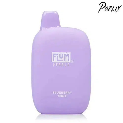 Flum PEBBLE 6000 BLUEBERRY MINT Flavor - Disposable Vape