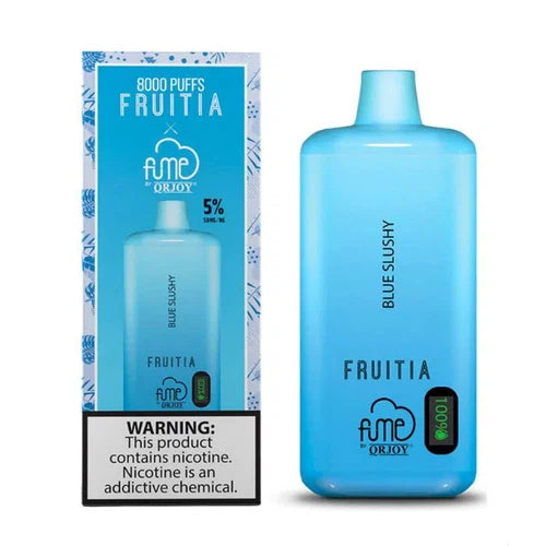 Fruitia x Fume Blue Slushy Flavor - Disposable Vape