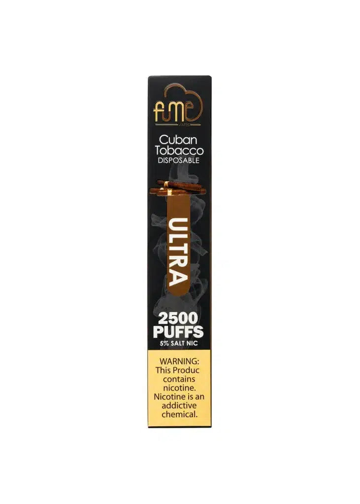 Fume Ultra Cuban Tobacco Flavor - Disposable Vape