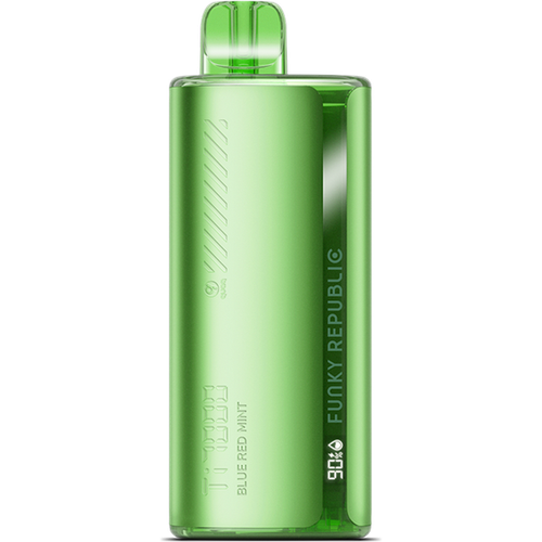 Funky Republic TI7000 Blue Red Mint Flavor - Disposable Vape
