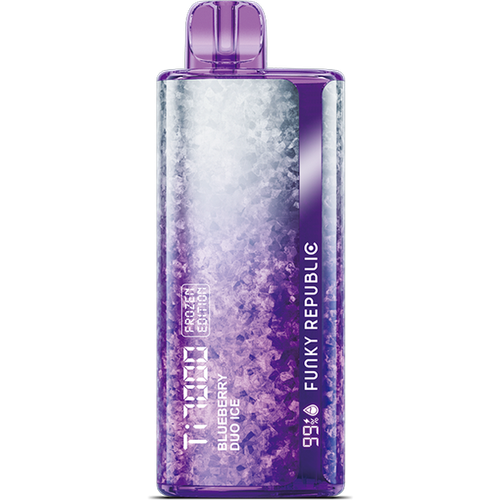 Funky Republic TI7000 Blueberry Duo Ice Flavor - Disposable Vape