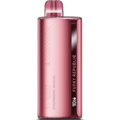 Funky Republic TI7000 Strawberry Banana Flavor - Disposable Vape