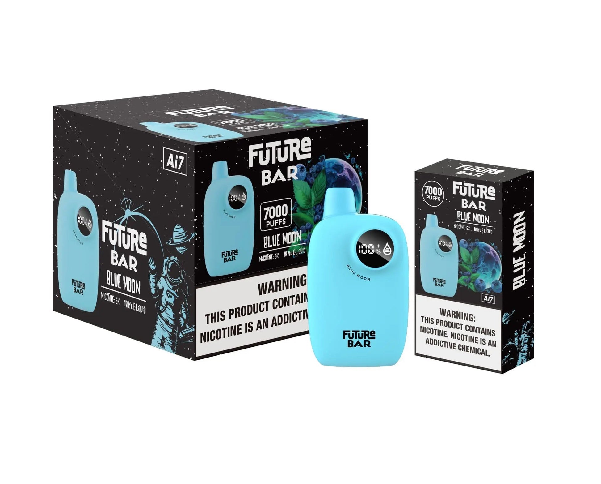 Future Bar 7000 Blue Moon Flavor - Disposable Vape