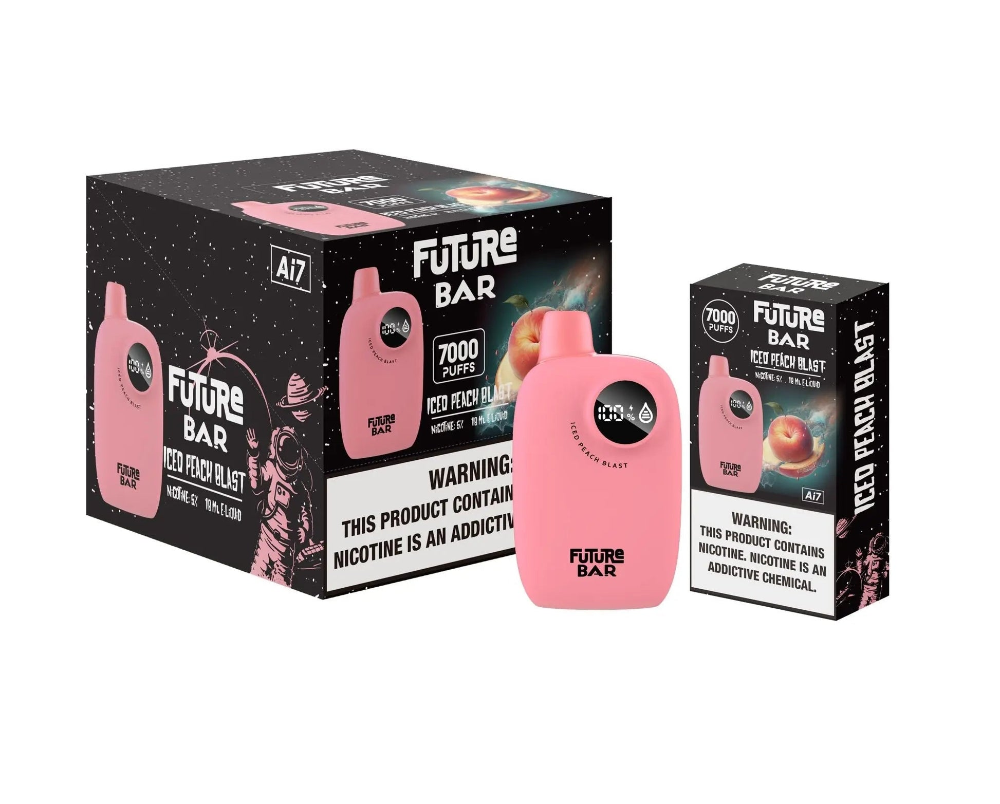 Future Bar 7000 Iced Peach Blast Flavor - Disposable Vape