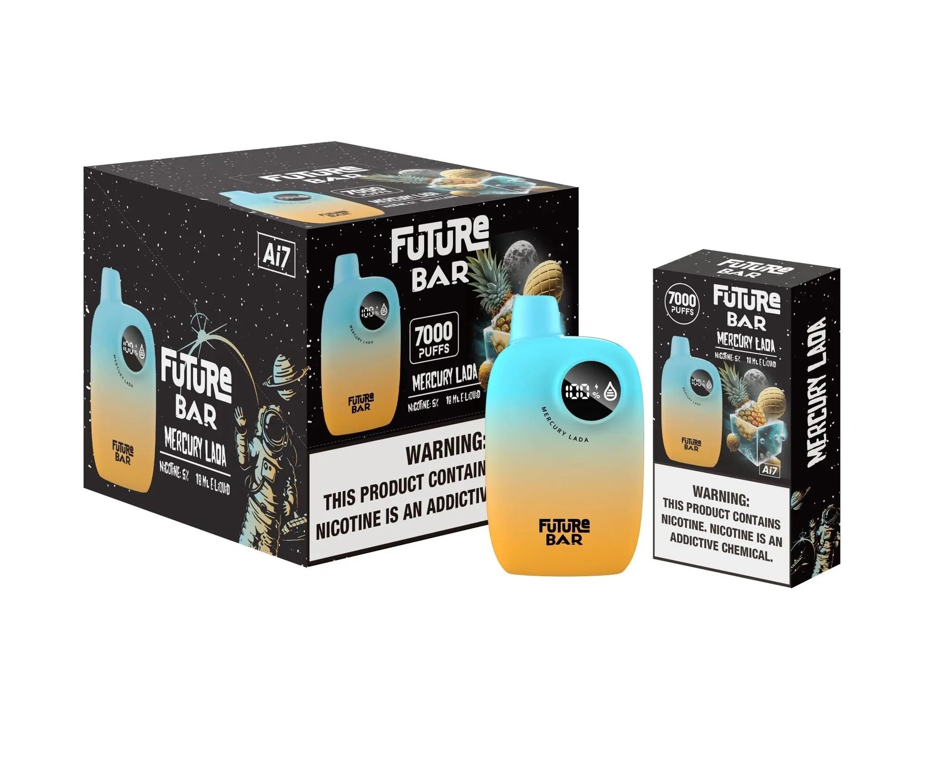 Future Bar 7000 Mercury Lada Flavor - Disposable Vape