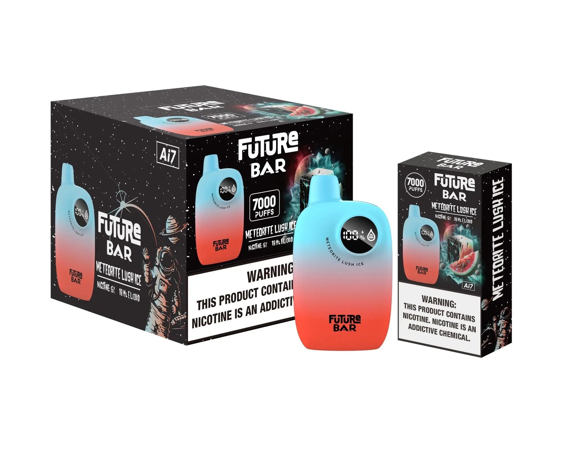 Future Bar 7000 Meteorite Lush Ice Flavor - Disposable Vape
