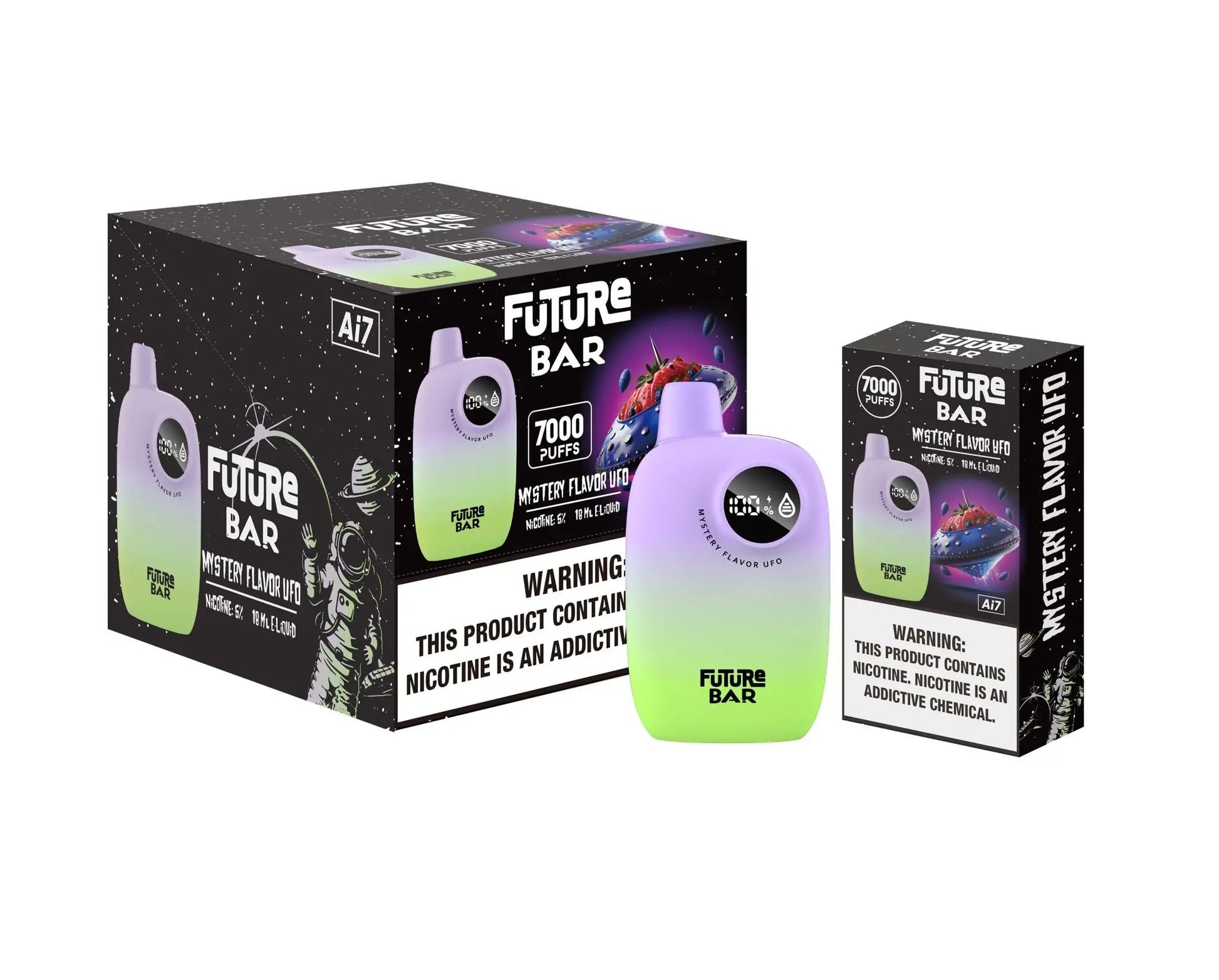 Future Bar 7000 Mystery Flavor UFO Flavor - Disposable Vape