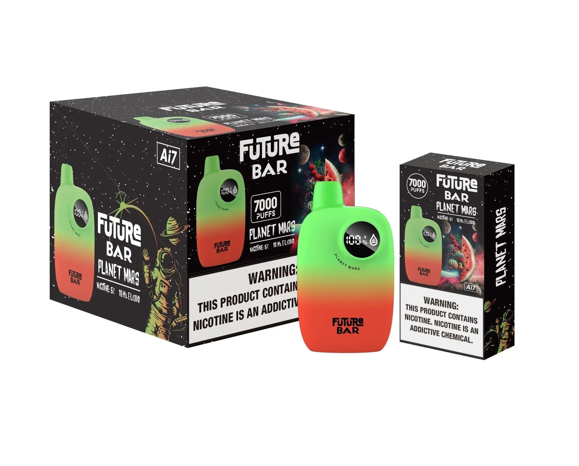 Future Bar 7000 Planet Mars Flavor - Disposable Vape