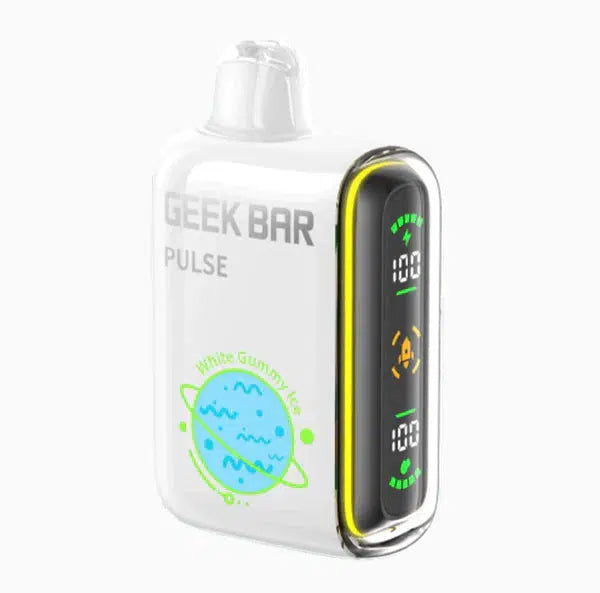 Geek Bar Pulse White Gummy Ice Flavor - Disposable Vape